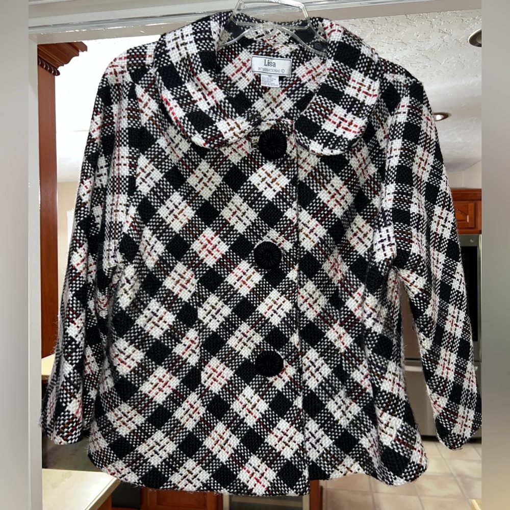 Lisa International Ladylike Wool Coat